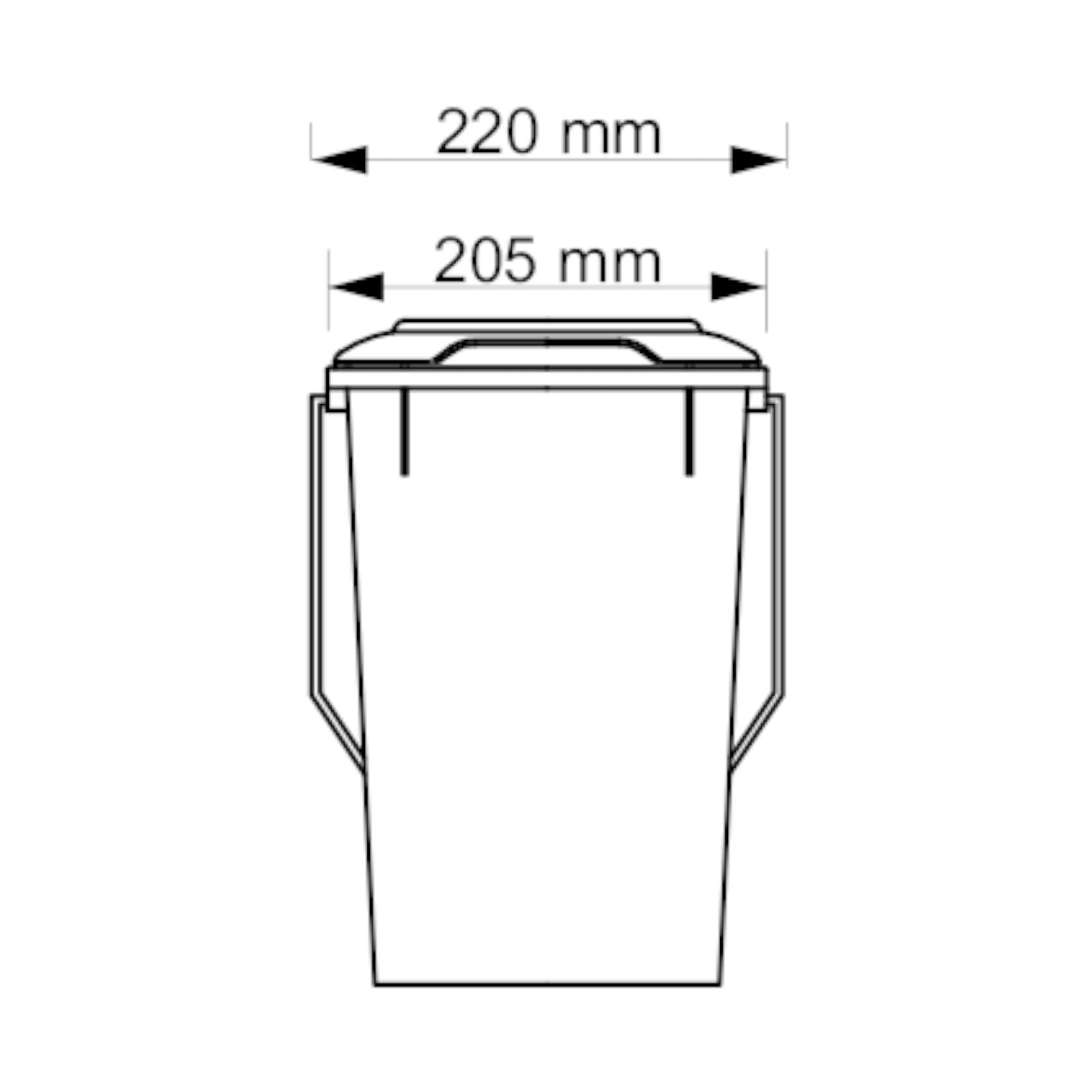 Trash Cans – Basket container for sorting garbage and waste - Carlat