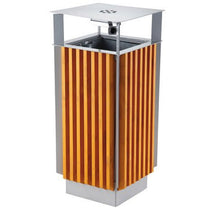 Trash Cans – City bin with ashtray and removable metal - Carlat