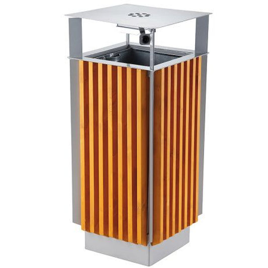 Trash Cans – City bin with ashtray and removable metal - Carlat