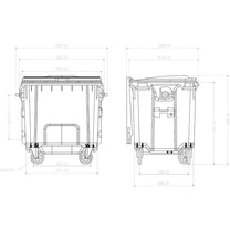 Trash Cans – Container for municipal waste PZH EN 840-2 - Carlat