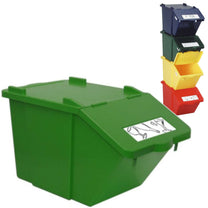 Trash Cans – Double-decker waste sorting container - green, 45L - Carlat
