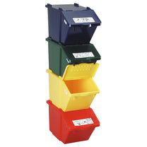 Trash Cans – Double-decker waste sorting container - green, 45L - Carlat