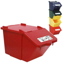 Trash Cans – Double-decker waste sorting container - red, 45L - Carlat