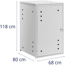 Trash Cans – Garbage bin cover with ventilation, 240 liters - Carlat