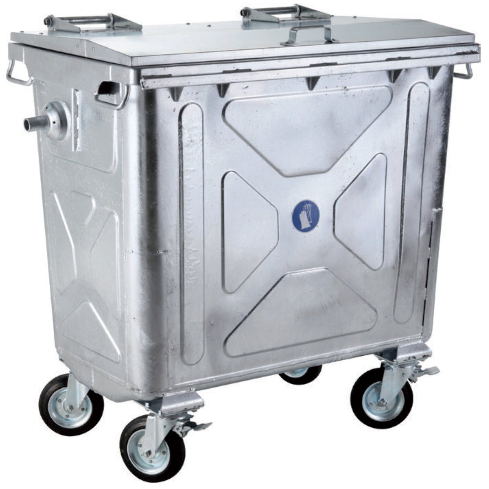 Trash Cans – Metal Steel Waste Container Garbage Ash Refractory - Carlat