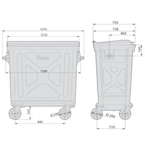 Trash Cans – Metal Steel Waste Container Garbage Ash Refractory - Carlat