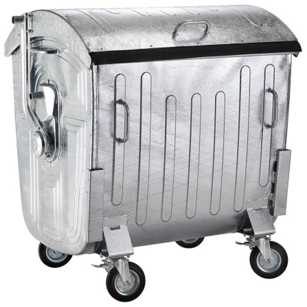 Trash Cans – Metal waste container, rubbish, refractory ash, 1100L - Carlat