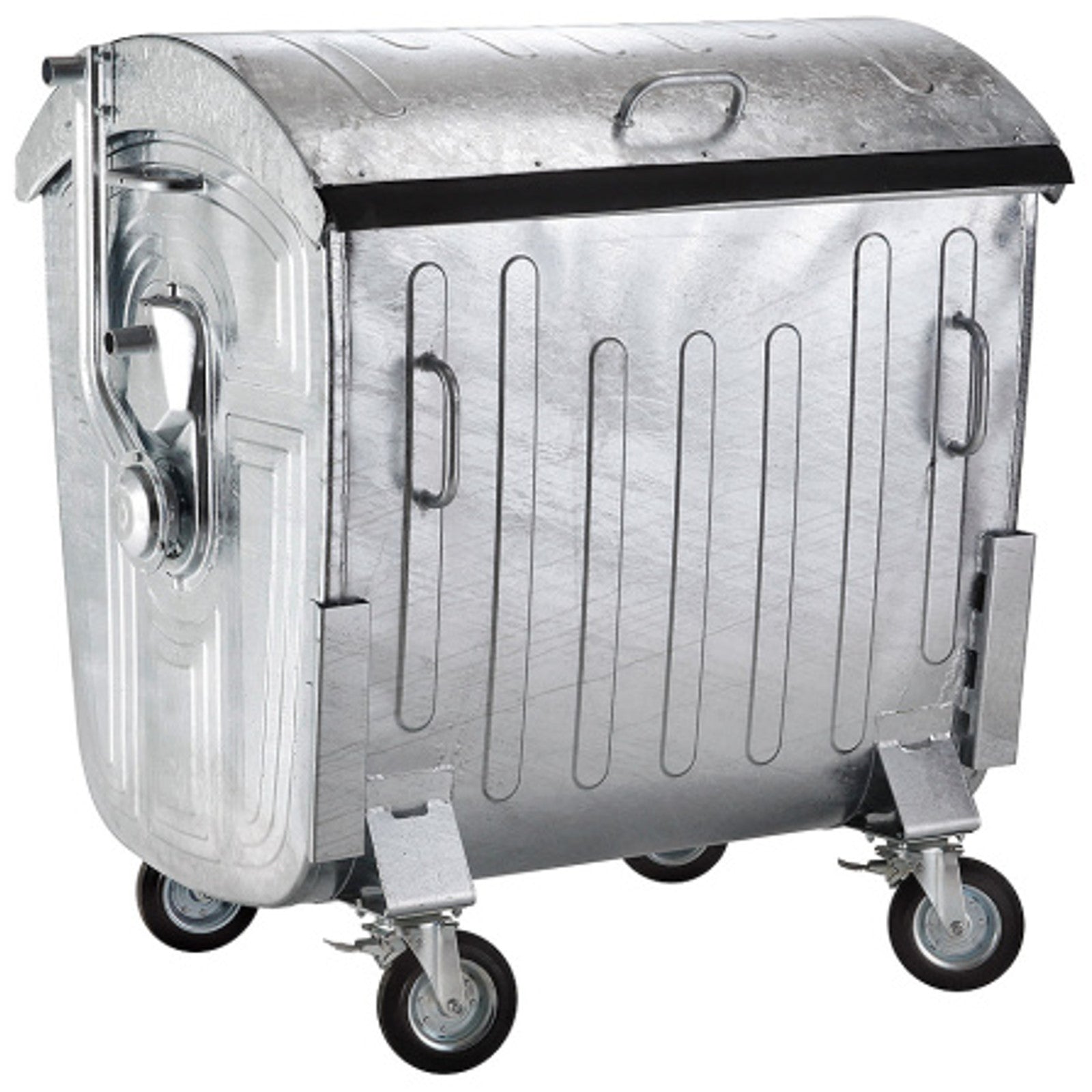 Trash Cans – Metal waste container, rubbish, refractory ash, 1100L - Carlat