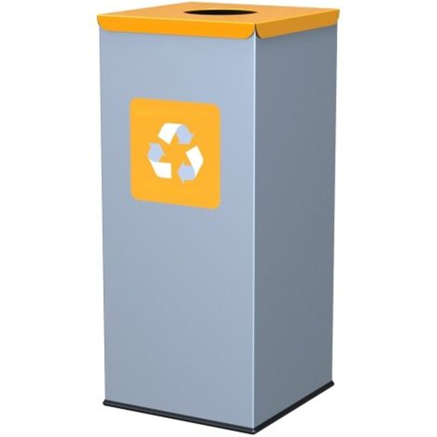 Trash Cans – Metal waste sorting bin 30x30x70cm 60L PLASTIC - Carlat