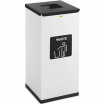 Trash Cans – Steel bin for sorting mixed waste 30.5x30.5x70cm - Carlat