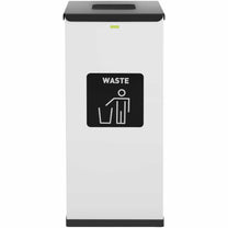 Trash Cans – Steel bin for sorting mixed waste 30.5x30.5x70cm - Carlat