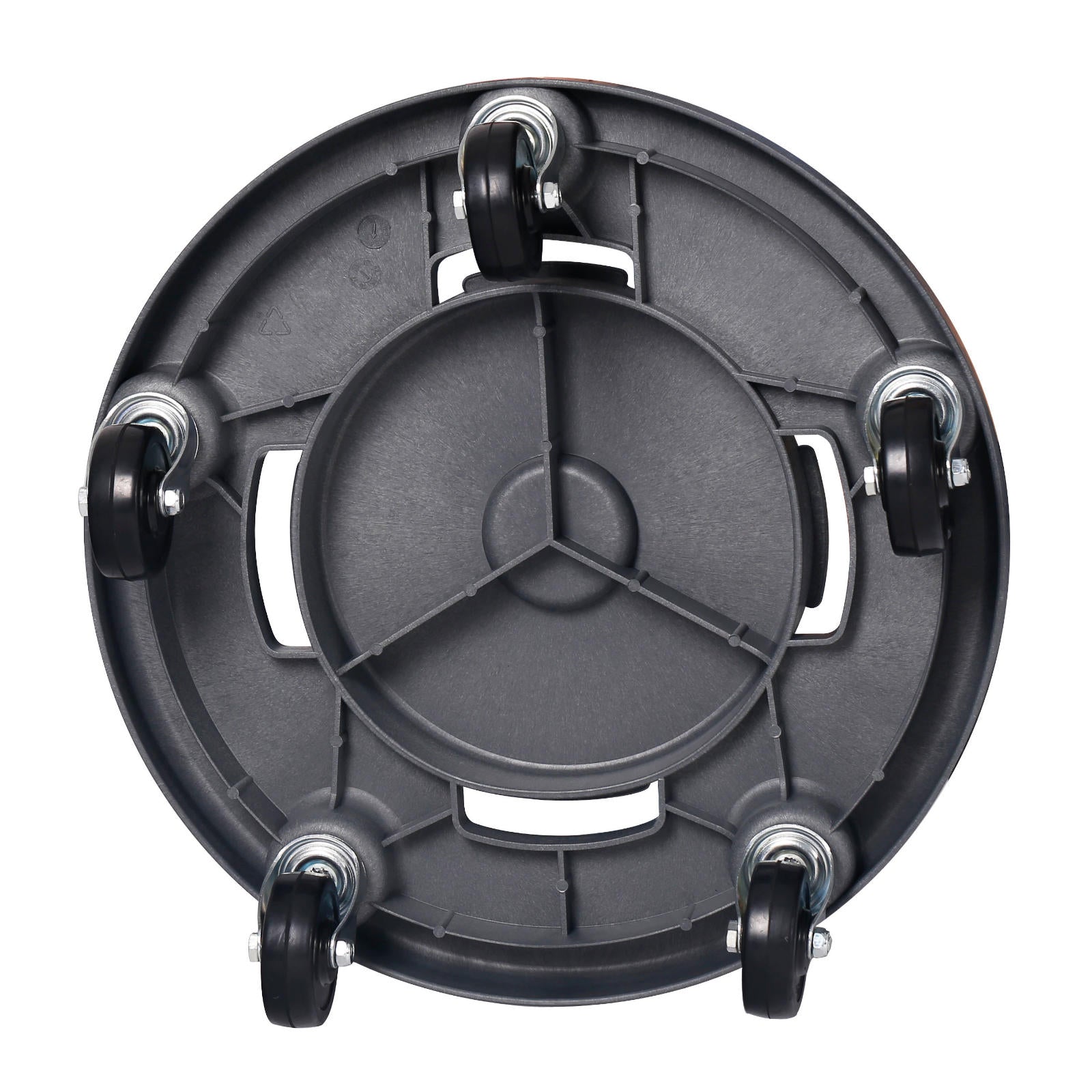 Trash Cans – Trolley base on wheels for a 120L - Carlat