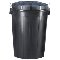Trash Cans – Universal waste bin container with cover, round, - Carlat