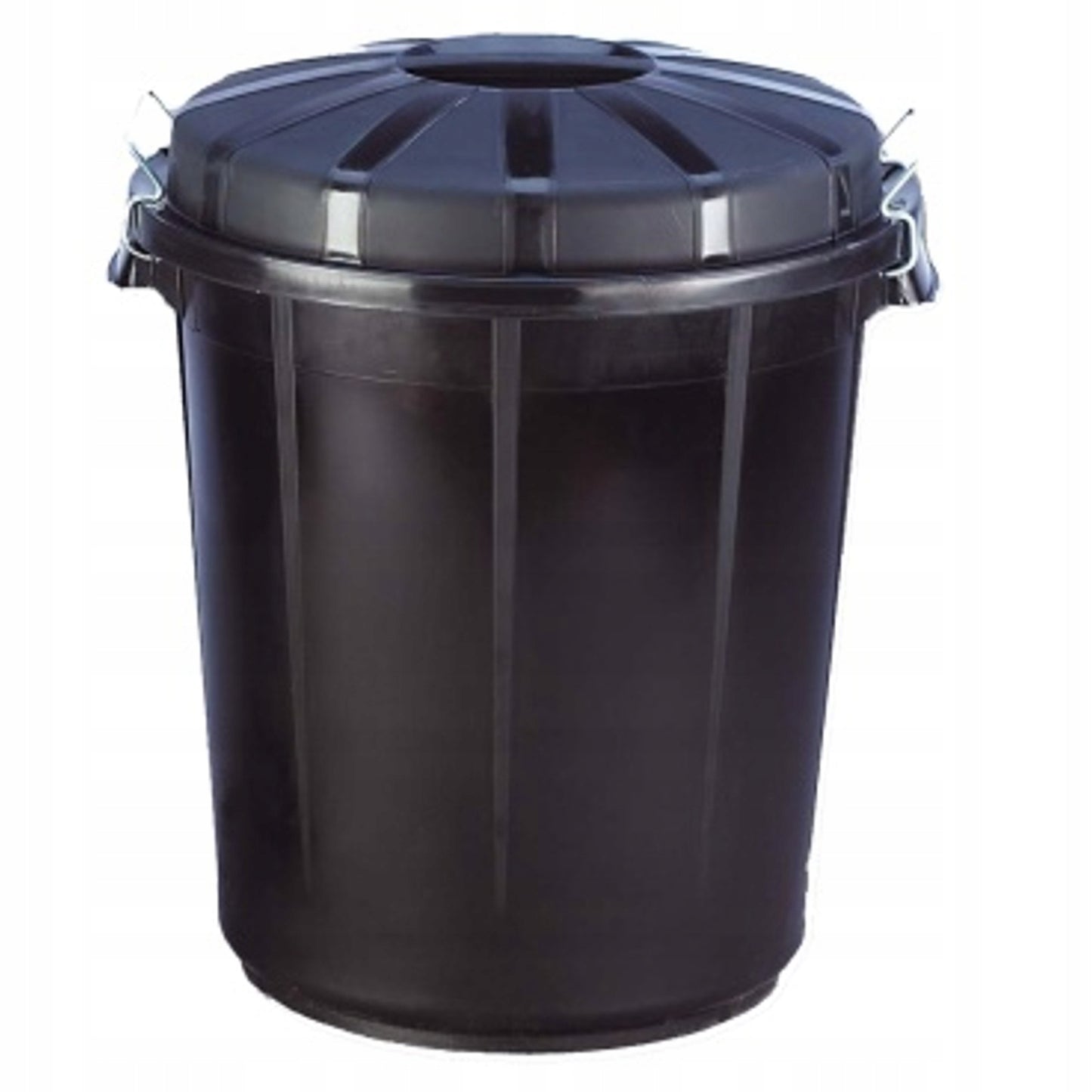 Trash Cans – Universal waste bin container with cover, round, - Carlat