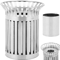 Trash Cans – Urban waste bin, external, round, diameter. 73 - Carlat