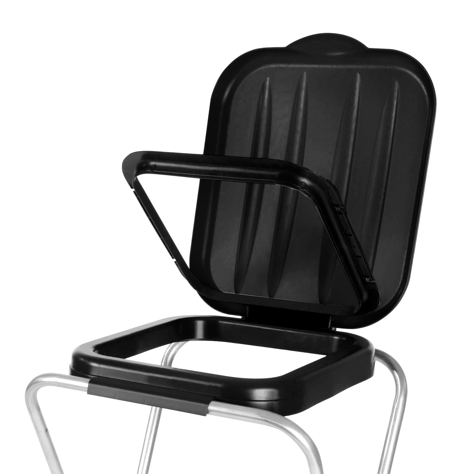 Trash Cans – Wall-mounted holder for waste sorting, black - Carlat