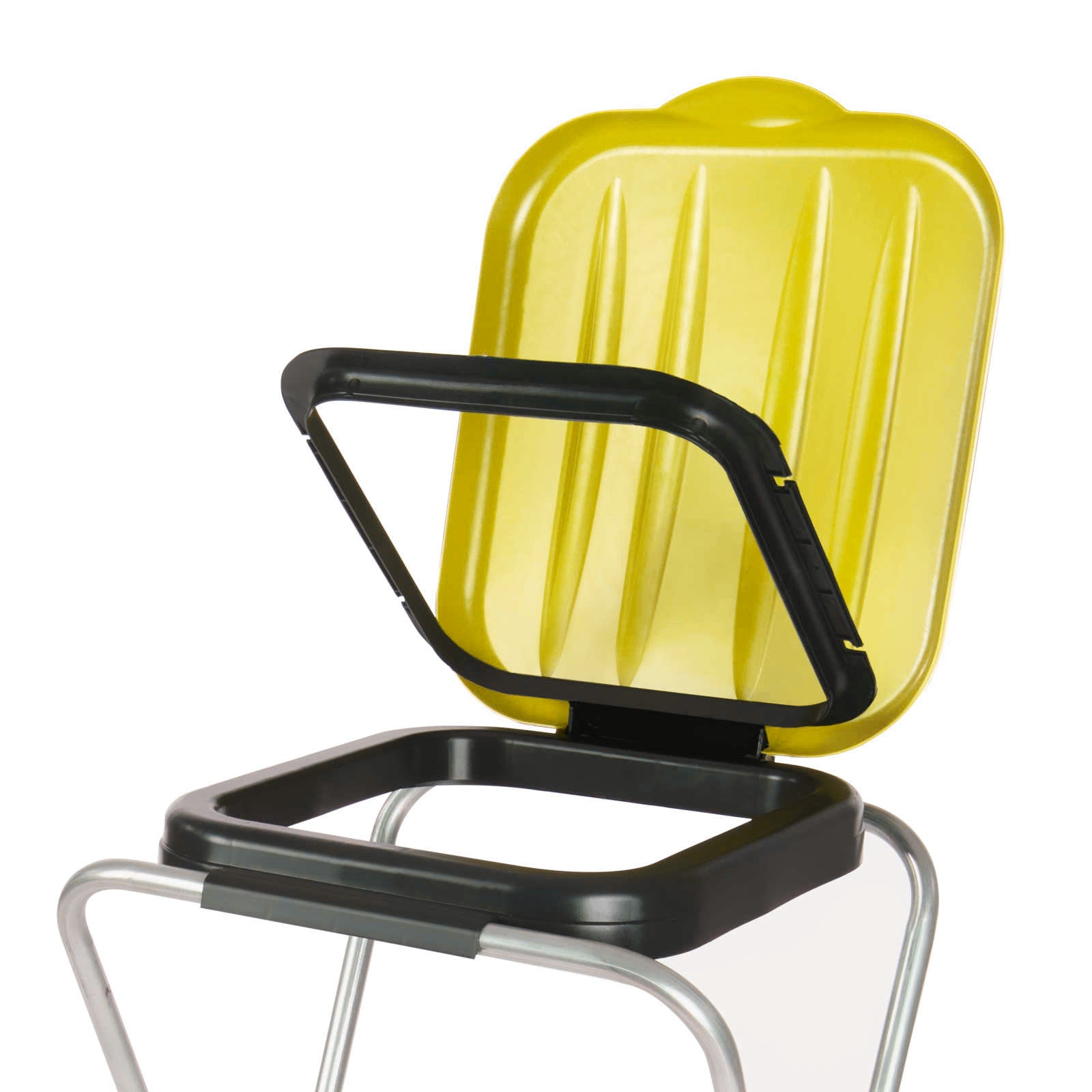 Trash Cans – Wall-mounted holder for waste sorting, yellow - Carlat