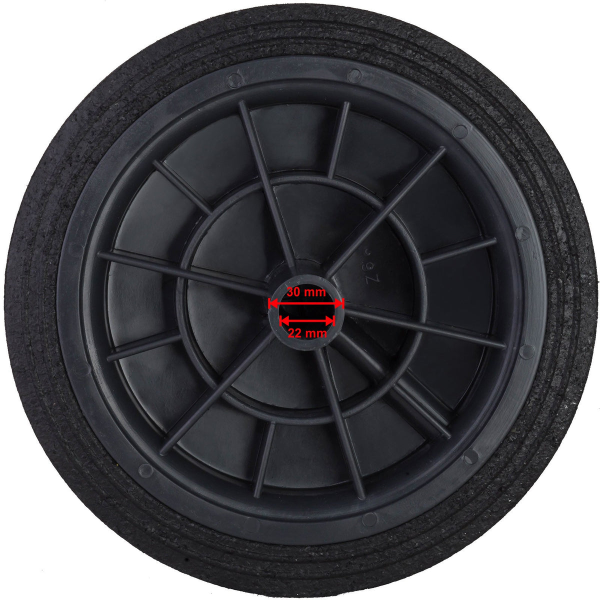 Trash Cans – Wheel for rubber waste container bucket diameter. - Carlat