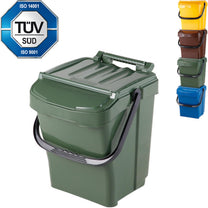 Trash container for sorting garbage URBA PLUS 40L - green - Carlat