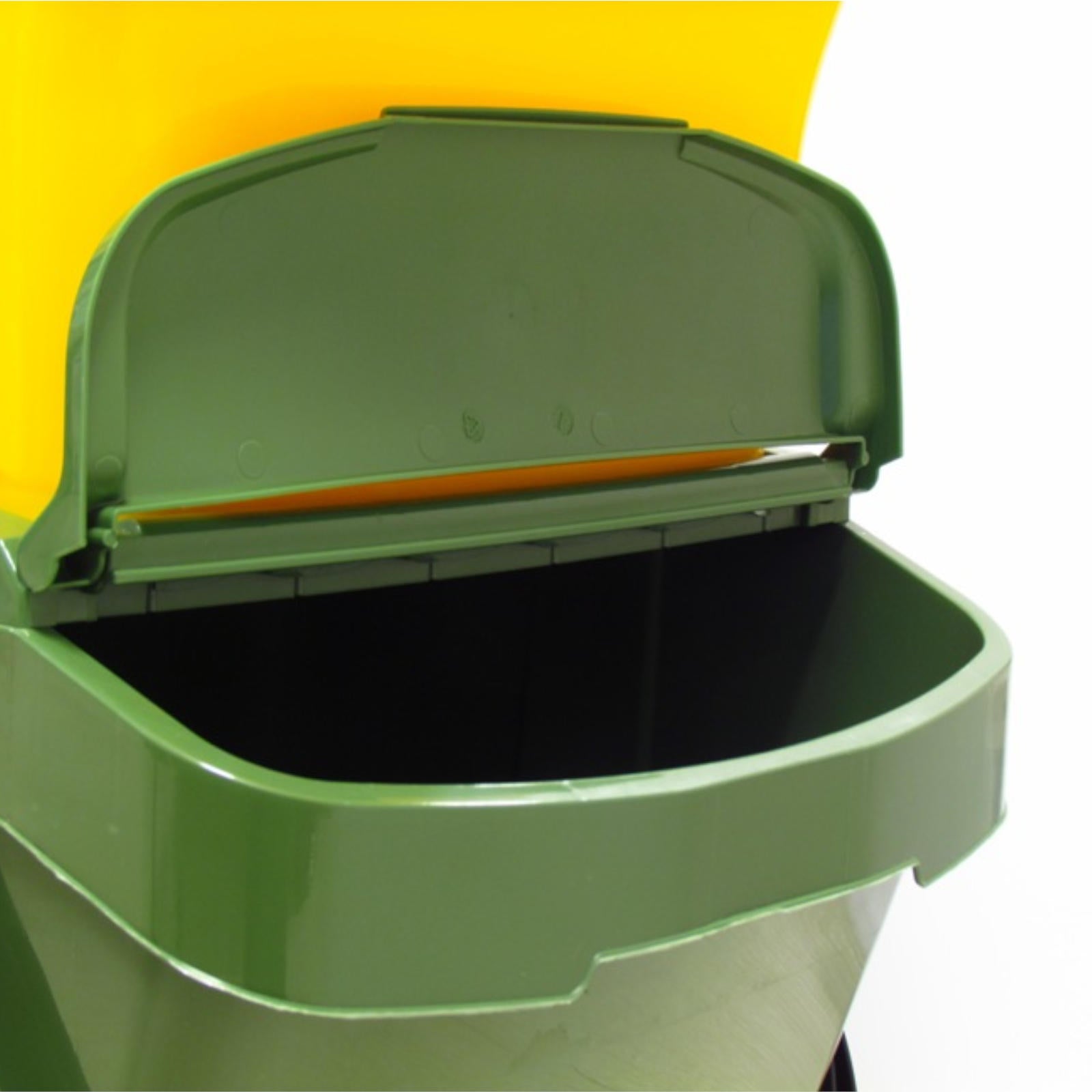 Trash container for sorting garbage URBA PLUS 40L - green - Carlat