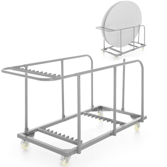Trolley for transporting banquet catering tables for 20 tables - Carlat