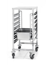 Truck for container transport 7 x GN 1/1 with worktop - Hendi 810668 - Carlat