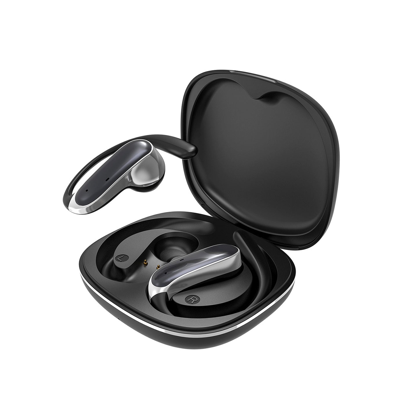 U17Z Bluetooth OWS wireless headphones with earpieces - black - Carlat