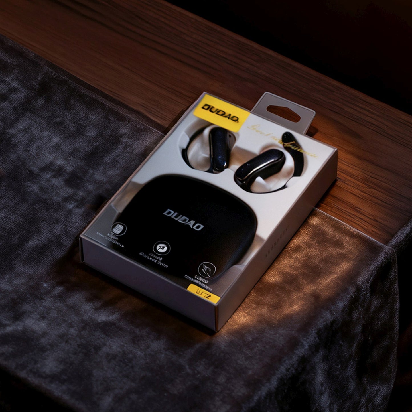 U17Z Bluetooth OWS wireless headphones with earpieces - black - Carlat