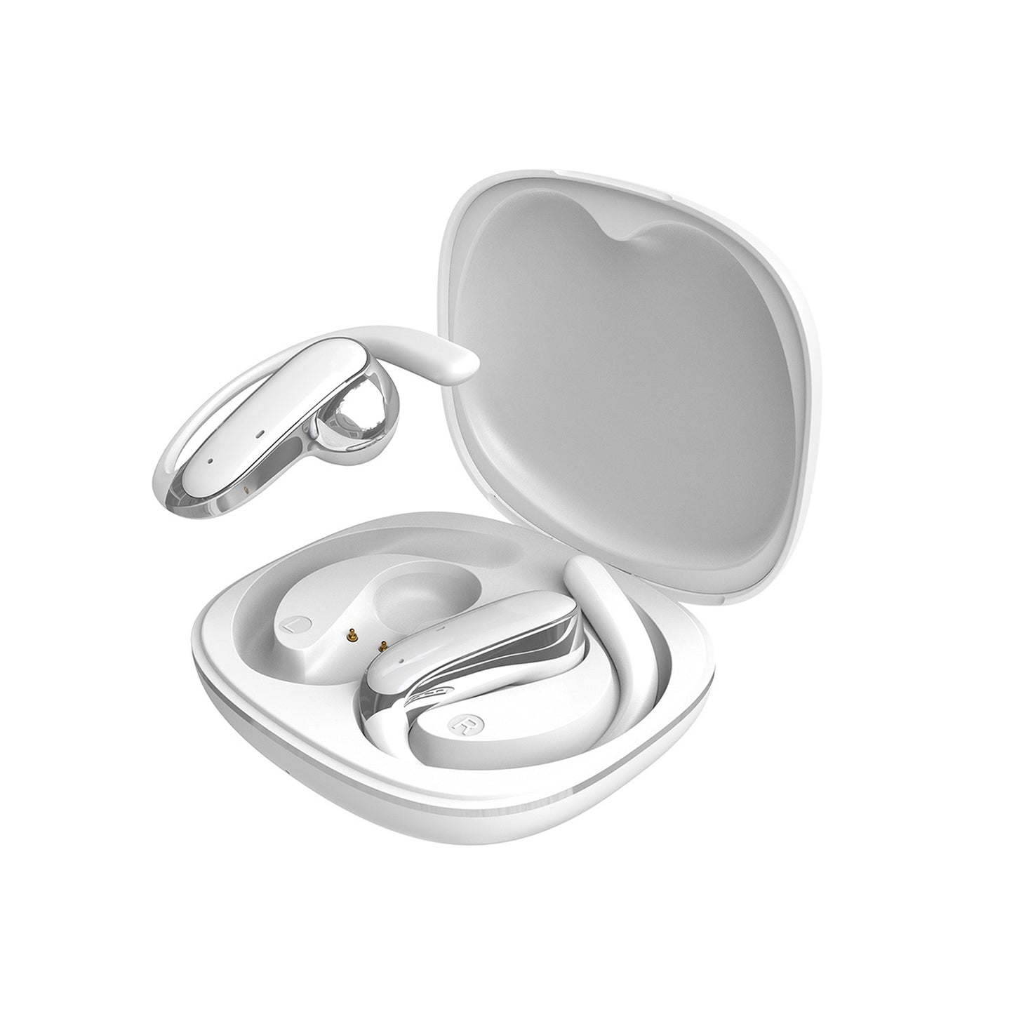 U17Z Bluetooth OWS wireless headphones with earpieces - white - Carlat