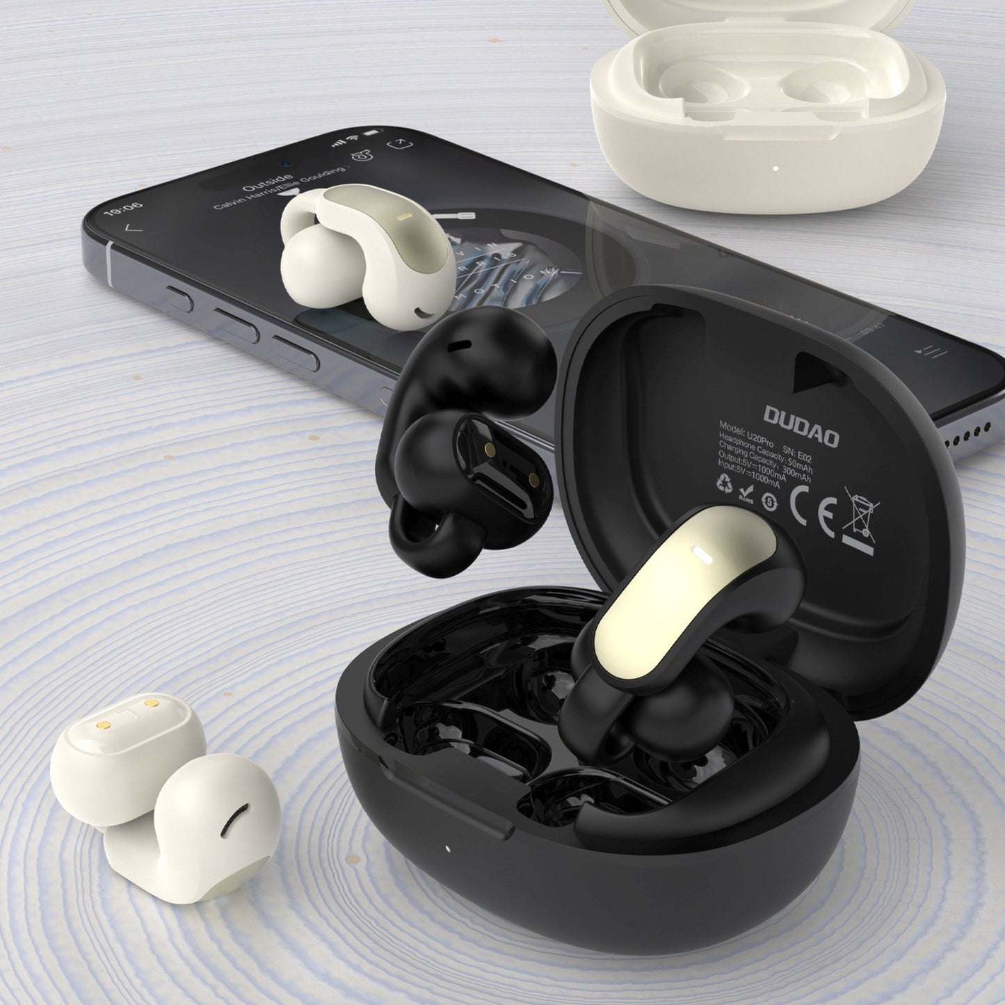 U20 Pro TWS Bluetooth wireless headphones - black - Carlat