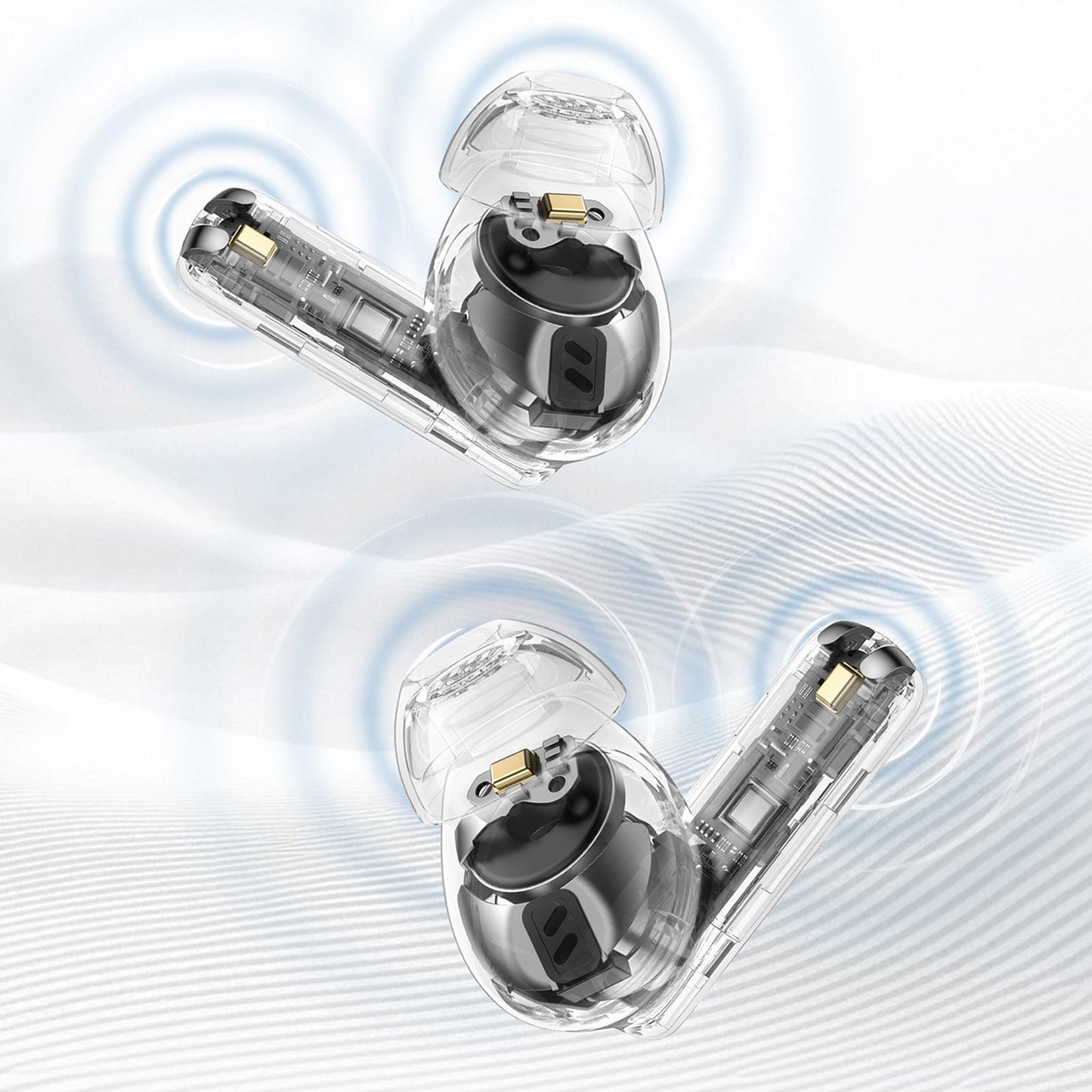 U21 TWS ANC ENC Bluetooth wireless headphones - black - Carlat