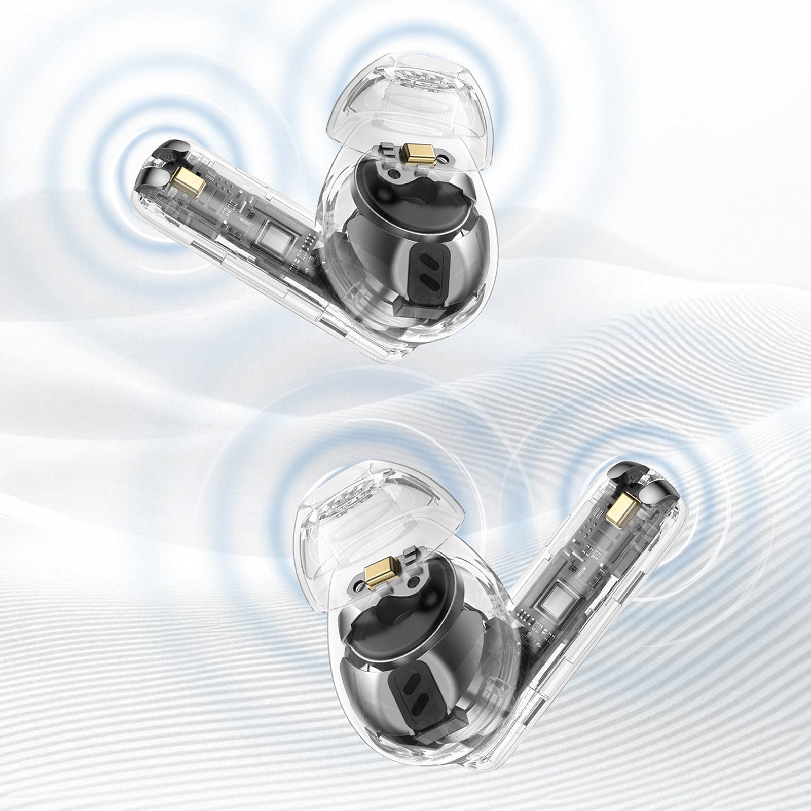 U21 TWS ANC ENC Bluetooth wireless headphones - black - Carlat