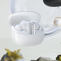 U21 TWS ANC ENC Bluetooth wireless headphones - white - Carlat