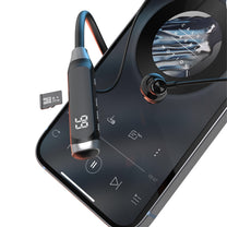 U5 Max Bluetooth wireless headphones with neckband - black - Carlat