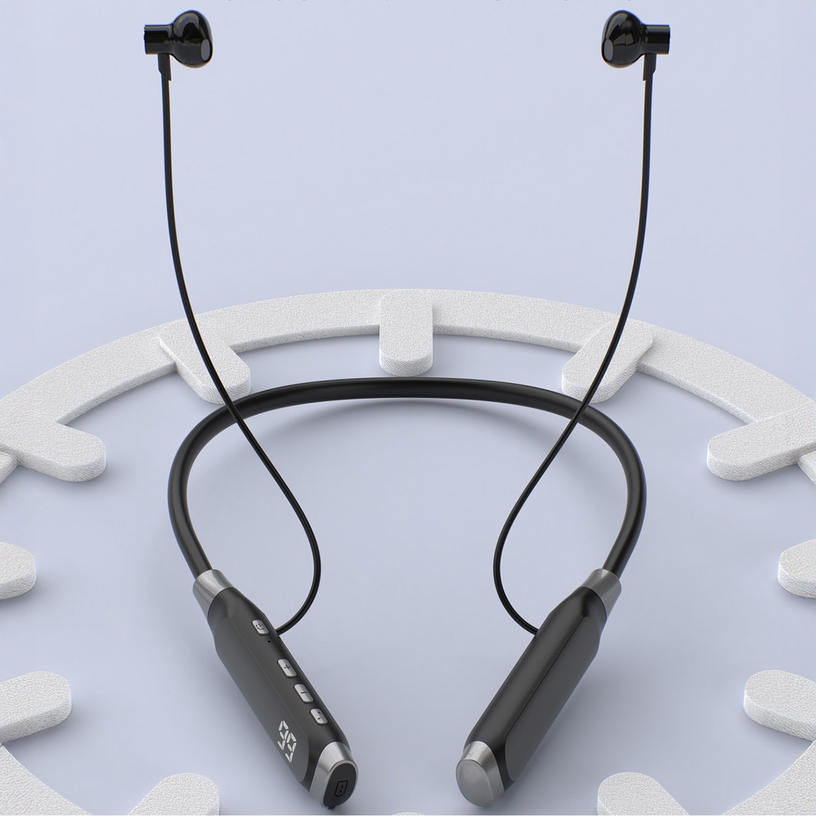 U5 Max Bluetooth wireless headphones with neckband - black - Carlat