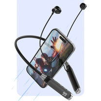 U5 Max Bluetooth wireless headphones with neckband - black - Carlat