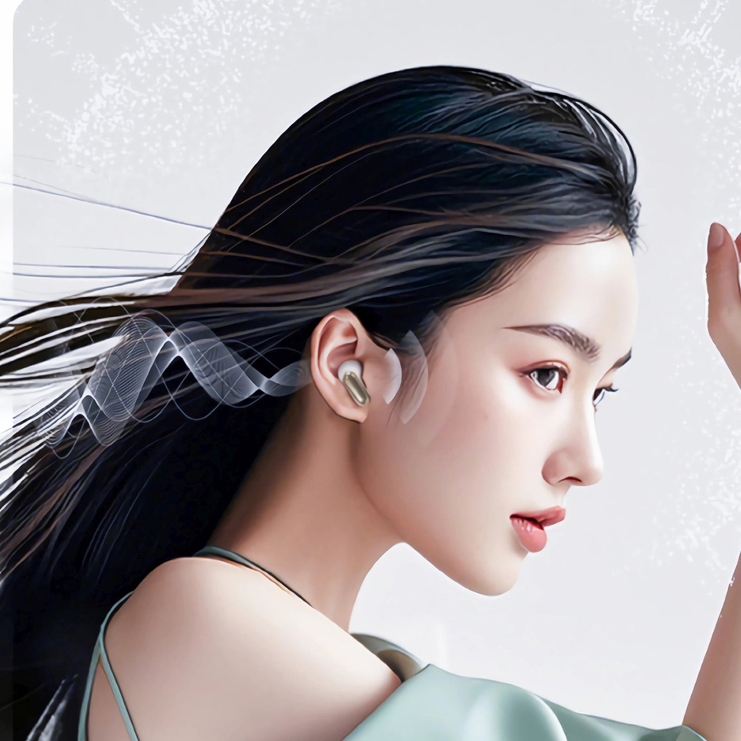U8 Pro TWS wireless in-ear headphones - white - Carlat