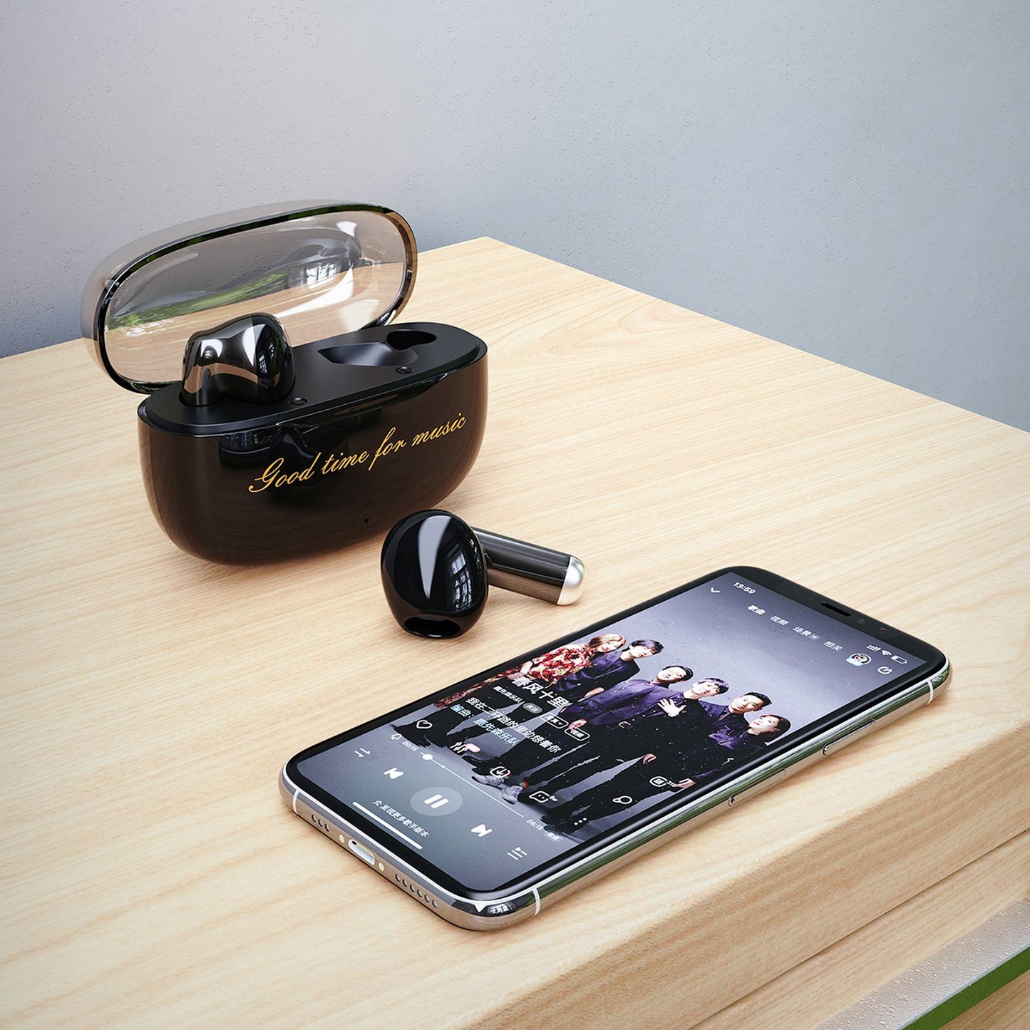 U8 TWS wireless in-ear headphones - black - Carlat