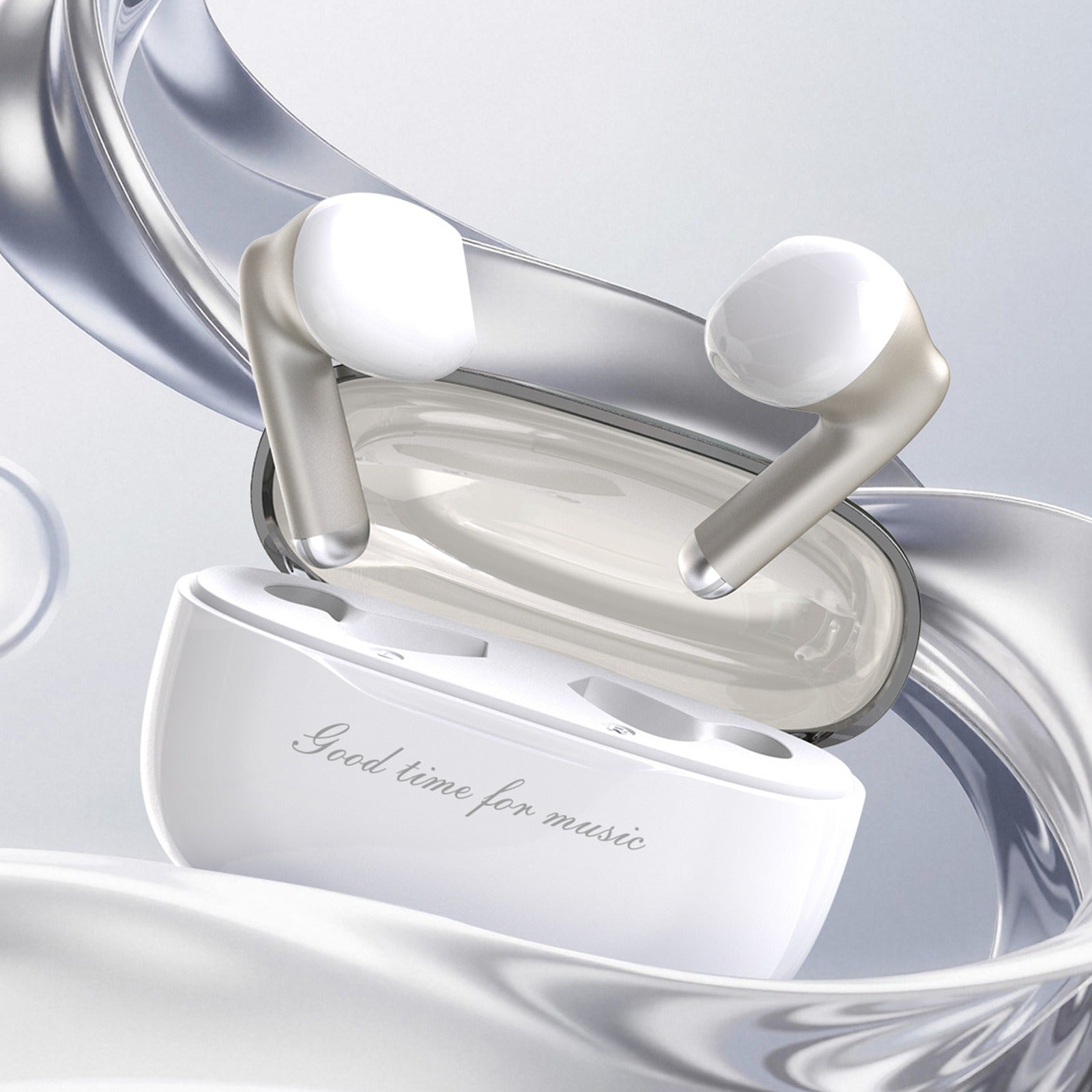 U8 TWS wireless in-ear headphones - white - Carlat