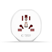 UK/US/AU/FI/CN-1/CN-2 to EU travel adapter - white - Carlat