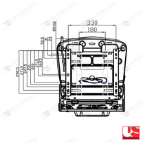 UnitedSeats US20 forklift suspension seat PVC - UnitedSeats Mechanical suspended seat (image 4)