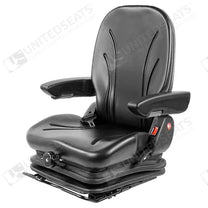 UnitedSeats MGV55 compact machine suspension seat PVC - UnitedSeats Mechanical suspended seat