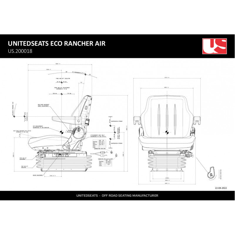 Rancher LGV95/H152 ARD - Eco air seat