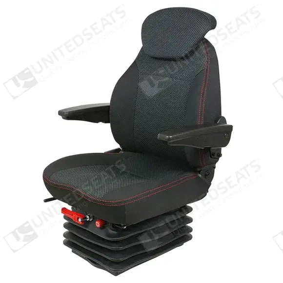 UnitedSeats MGV84/C1 tractor suspension seat fabric - UnitedSeats Mechanical suspended seat