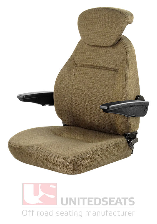 C1/AR fabric brown seat upper