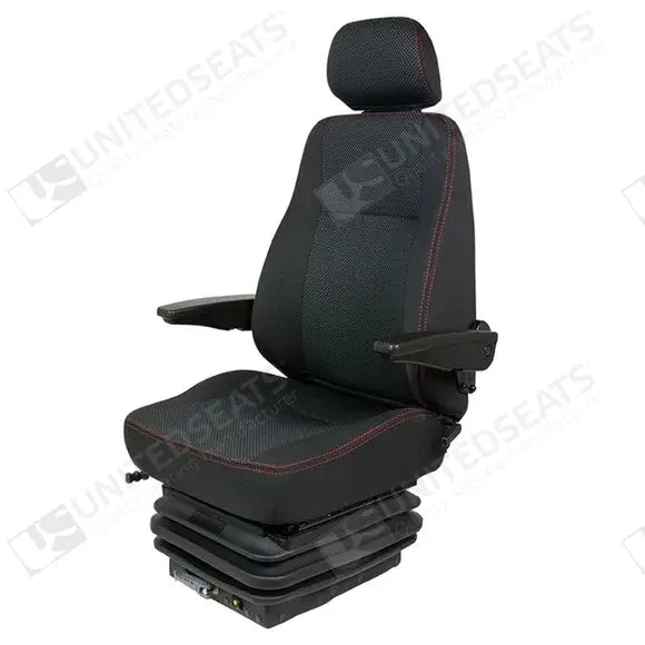 UnitedSeats CS85/C4 construction suspension seat fabric - UnitedSeats Mechanical suspended seat