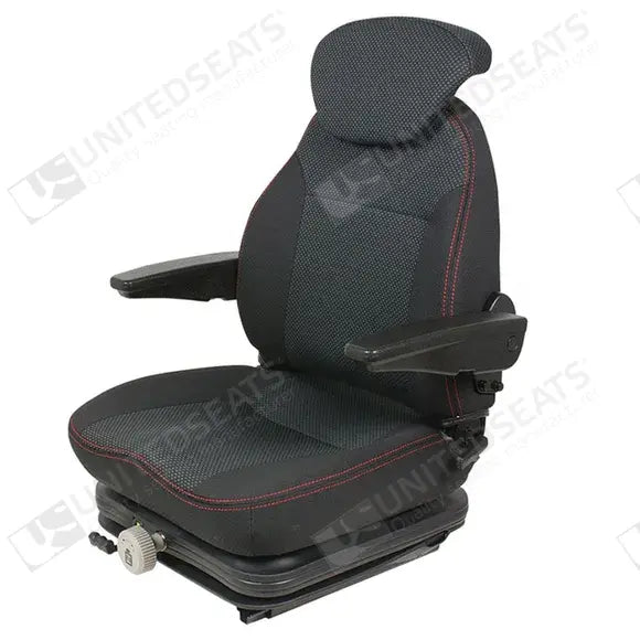 UnitedSeats MGV25/C1 construction suspension seat fabric - UnitedSeats Mechanical suspended seat