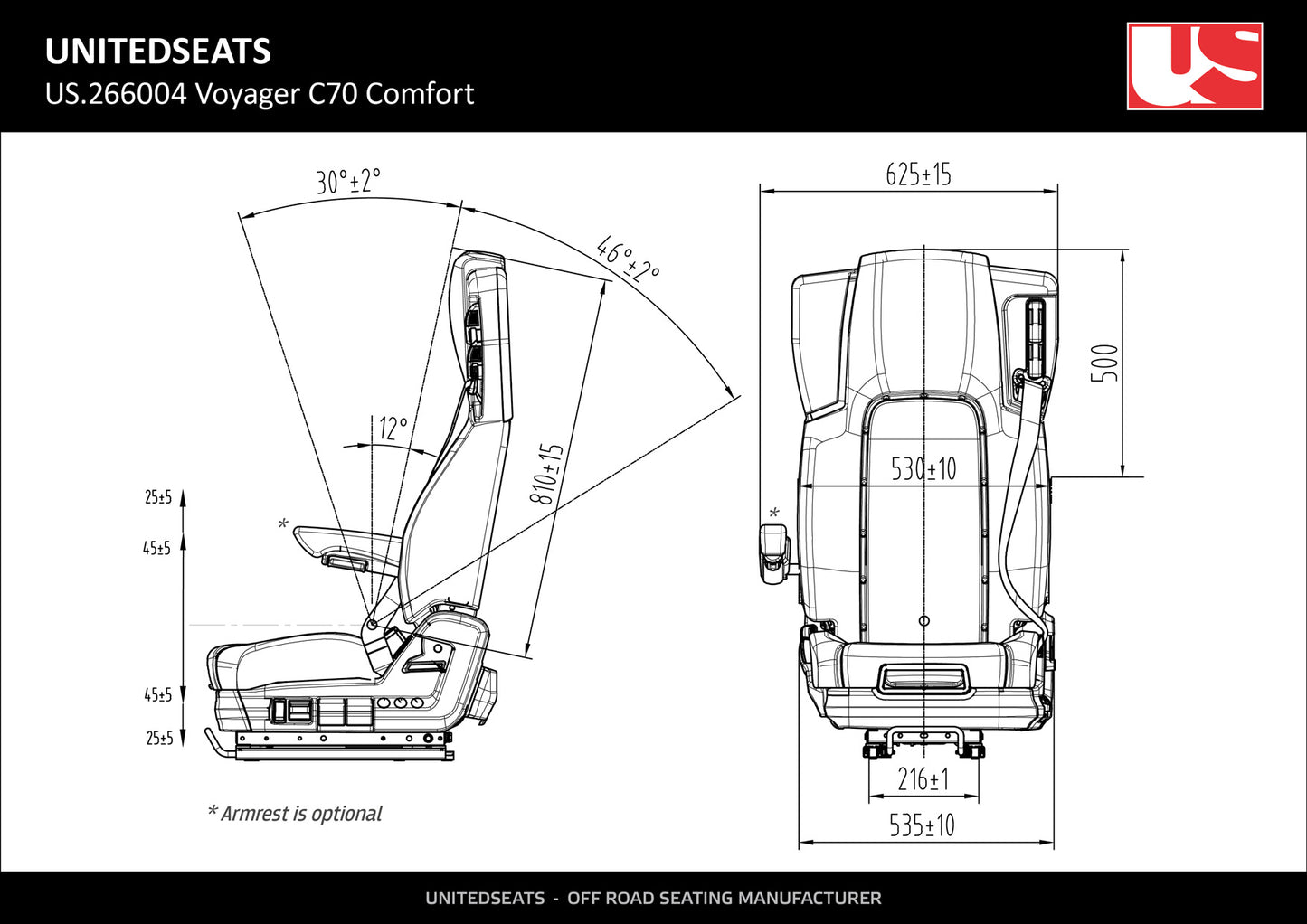 Voyager C70 Comfort fabric