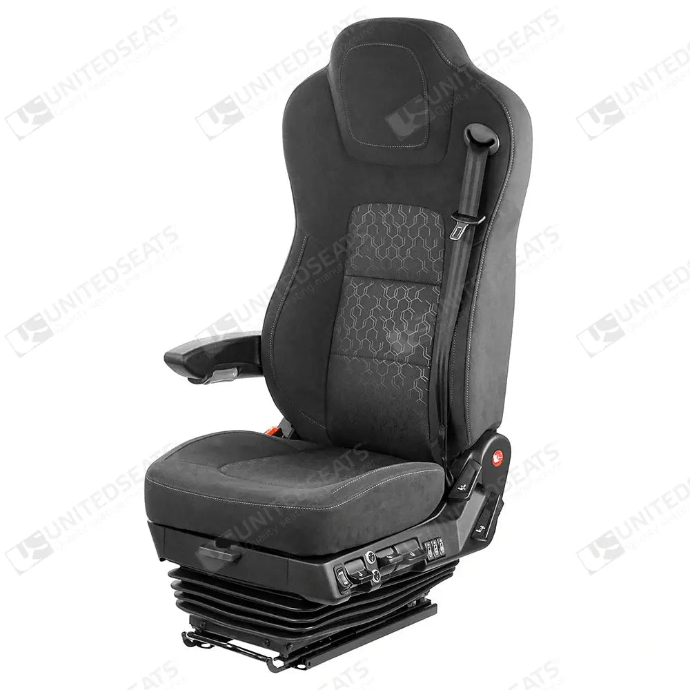 UnitedSeats C65 truck air suspension seat fabric - UnitedSeats Vehicle Seat (image 2)