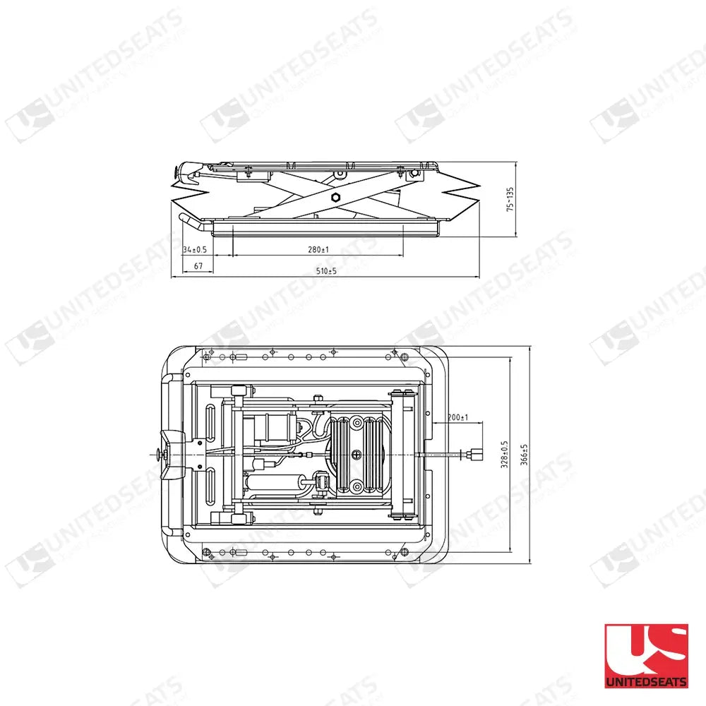 UnitedSeats LGV64-24V seat part - UnitedSeats Vehicle Seat part (image 2)